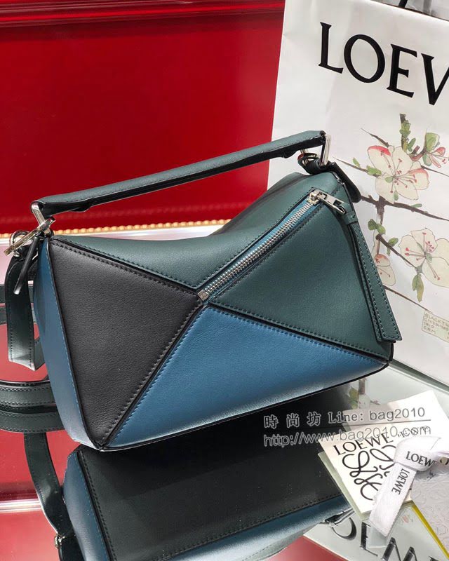 LOEWE經典爆款包包 羅意威小號Puzzle拼接手提斜挎包 10172  tcl1196